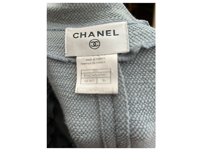 Cambon Chanel Cappotto Blu chiaro - vista 6