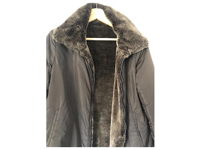 Max Mara Chaqueta Reversible Marrón oscuro - vista 3