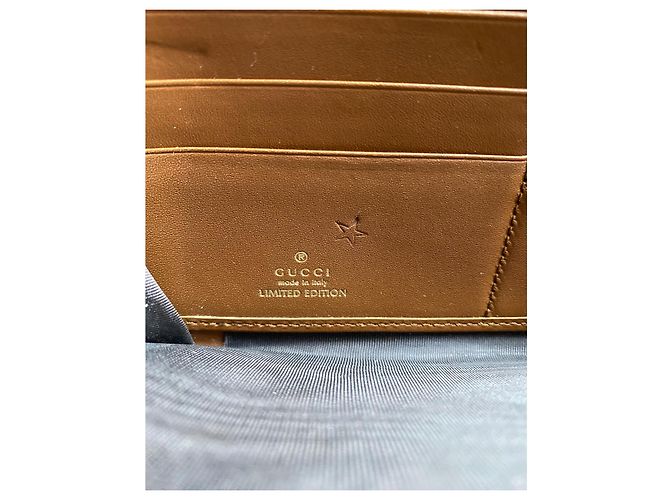 Portafoglio lungo con zip Gucci GG Supreme beige - vista 8
