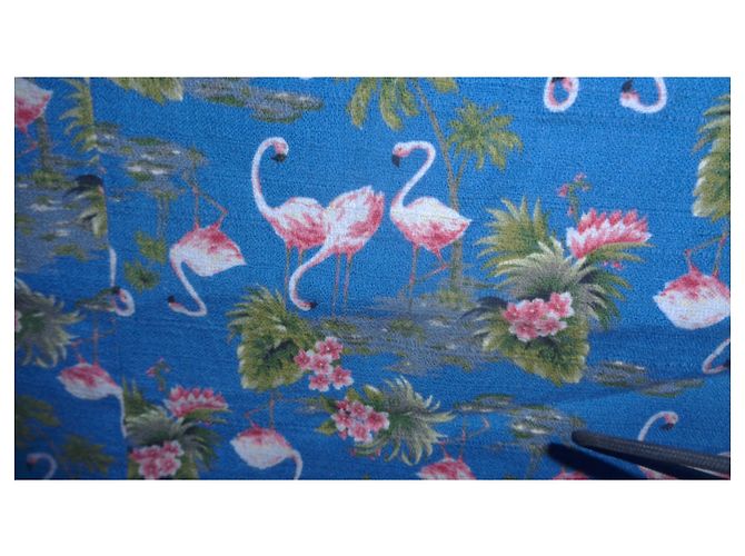 Vestido Paul & Joe Sister de algodón azul con estampado de cisnes - vista 2