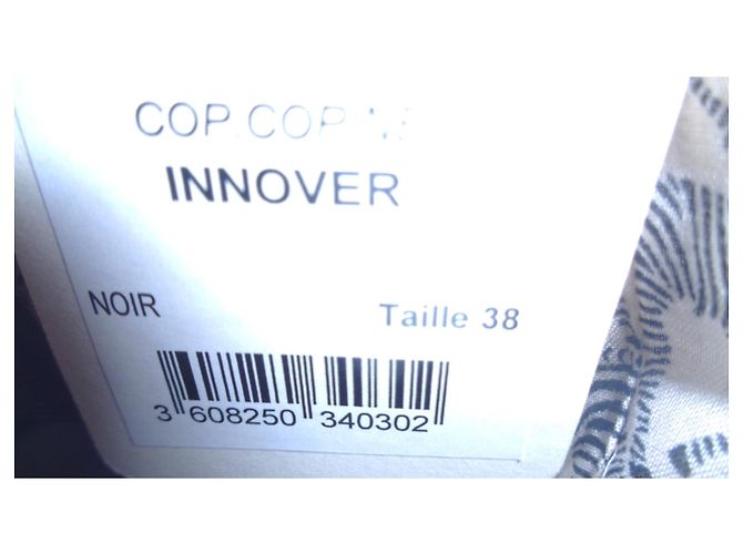 Cop Copine Black Jacket Polyester with Relief Pattern - view 4