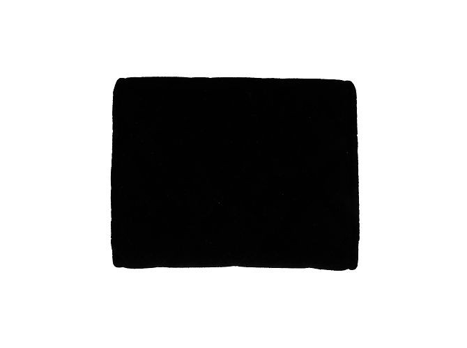 Cartera de terciopelo acolchado Chanel Negro - vista 3