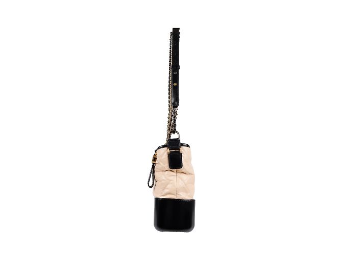 Borsa hobo Gabrielle grande trapuntata Chanel Beige - vista 5