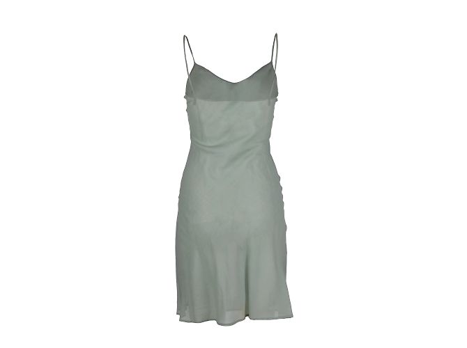 Moschino Abito Cheap and Chic in jacquard e pizzo Blu - vista 5
