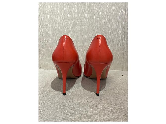 Céline CELINE Absätze T.EU 39 Leder Rot - Ansicht 5