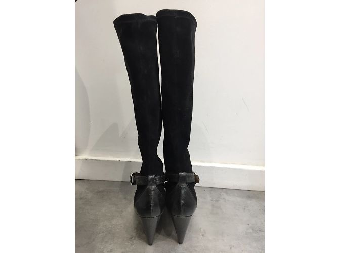 Botas SONIA RYKIEL T.EU 38 Cuero Negro - vista 4