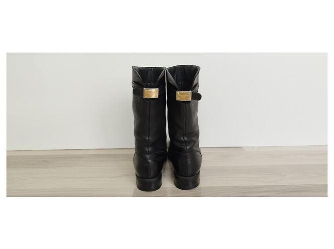 Botas de cuero negro Dolce & Gabbana - vista 4