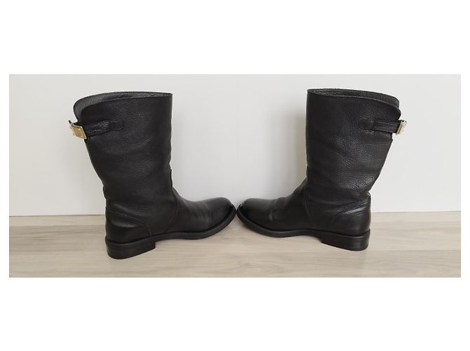 Botas de cuero negro Dolce & Gabbana - vista 7
