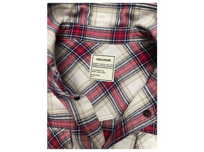 Camicia Zadig & Voltaire in flanella di cotone tie dye Multicolore - vista 3