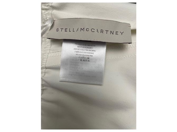 Stella Mc Cartney Pantalones blancos Stella McCartney de algodón - vista 3