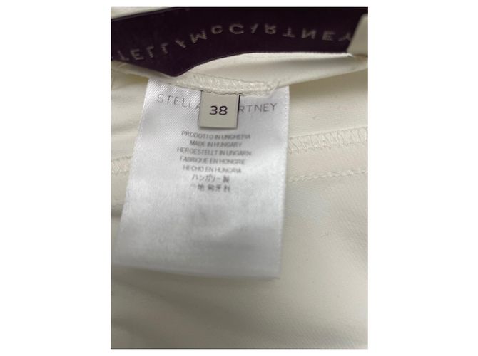 Stella Mc Cartney Pantalones blancos Stella McCartney de algodón - vista 4