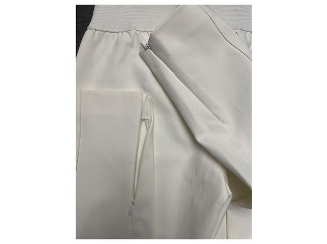 Stella Mc Cartney Pantalones blancos Stella McCartney de algodón - vista 7