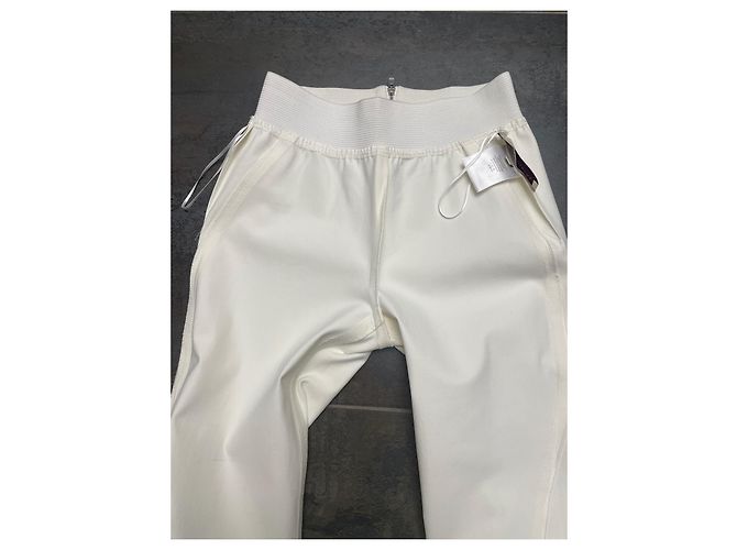 Stella Mc Cartney Pantalones blancos Stella McCartney de algodón - vista 8