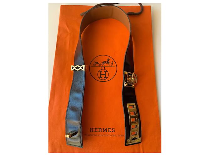 Hermès medor Negro Gold hardware - vista 2