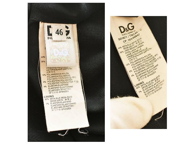 Vestido lápis Dolce & Gabbana de seda floral e lã espinha de peixe - vista 5