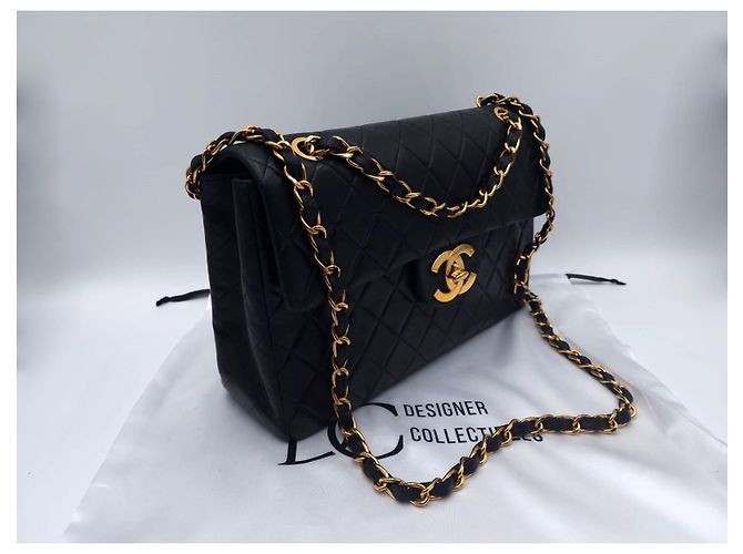 Executive Borsa a tracolla Jumbo Maxi XL classica senza tempo di Chanel Nero - vista 2
