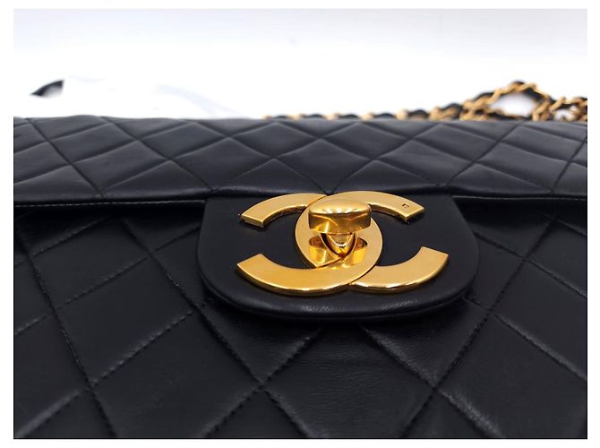 Executive Borsa a tracolla Jumbo Maxi XL classica senza tempo di Chanel Nero - vista 9