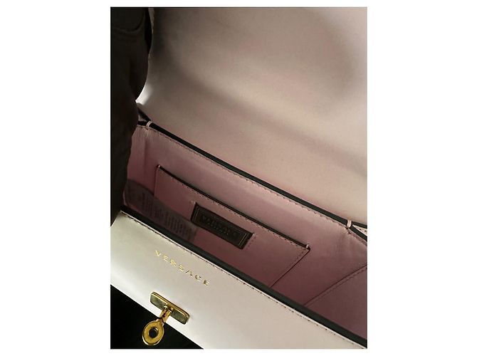 Borsa a Tracolla Versace Pelle Rosa - vista 9