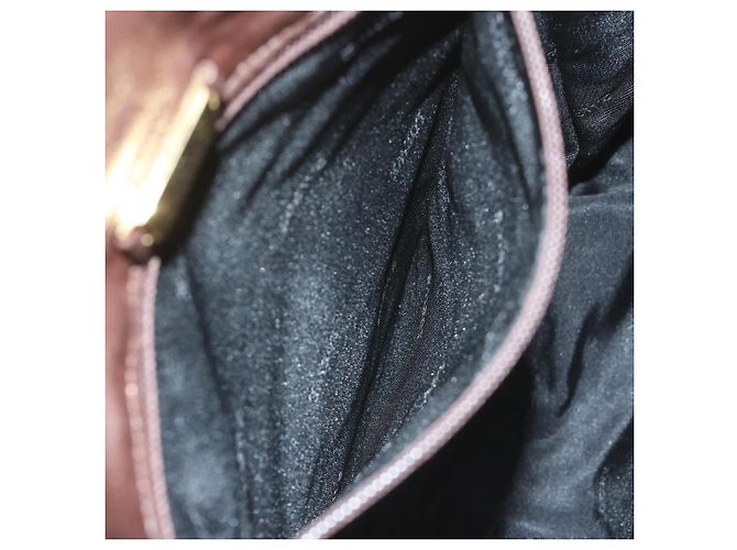 LOEWE Borsa a spalla Anagram Pelle Marrone Auth ar11319 - vista 12