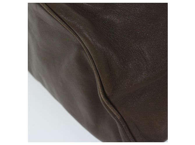 LOEWE Borsa a spalla Anagram Pelle Marrone Auth ar11319 - vista 15