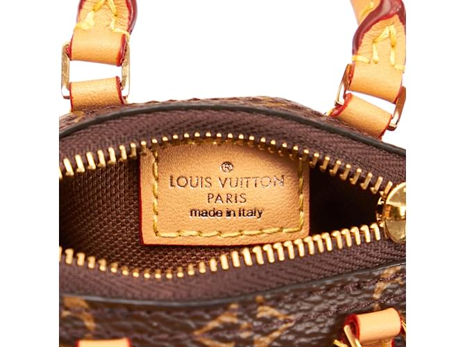 Speedy LOUIS VUITTON Breloques de sac Marron - vue 6