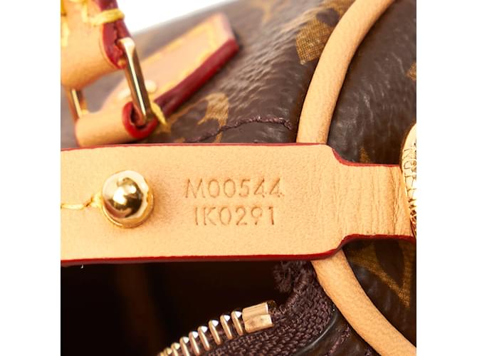 Speedy LOUIS VUITTON Breloques de sac Marron - vue 7