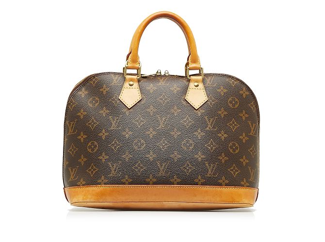 Borse LOUIS VUITTON Alma Marrone - vista 3
