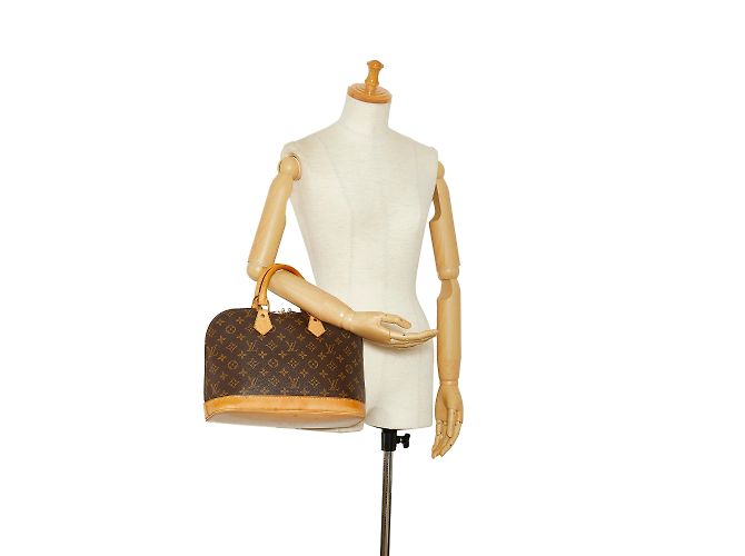 Borse LOUIS VUITTON Alma Marrone - vista 9