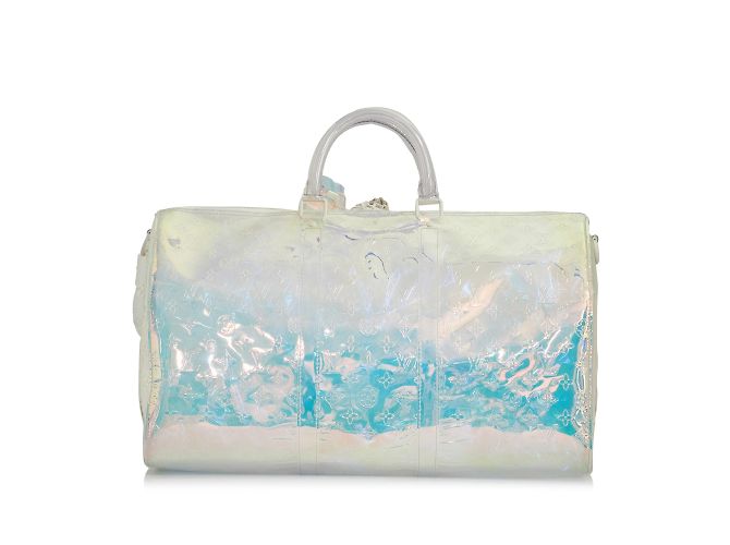 LOUIS VUITTON Travel bags Keepall White - view 3