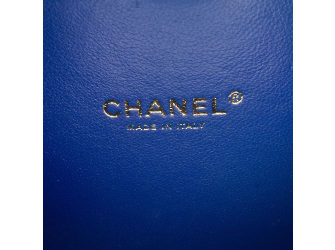 CHANEL Handbags Vanity Blue - view 6