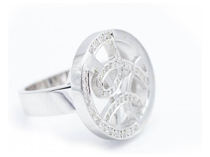 Autre Marque SUBLIM Ring Weißgold mit Diamanten. Silber - Ansicht 2