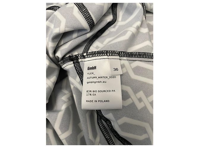 Autre Marque Gmbh Kleid Schwarz Weiß Polyester XS - Ansicht 3