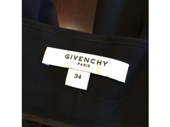 Bermudas GIVENCHY T. Internacional XS Viscose Preto - vista 3