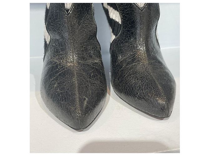 Botines SONIA RYKIEL T.EU 38 Cuero Negro - vista 3