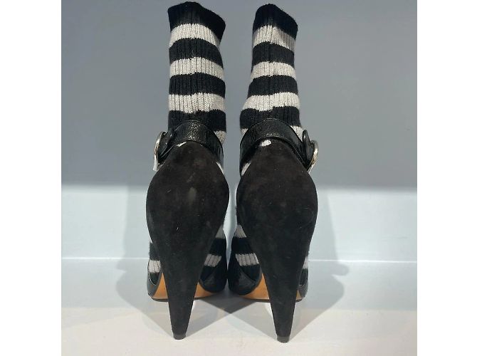 Botines SONIA RYKIEL T.EU 38 Cuero Negro - vista 4