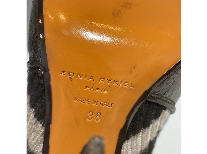 Botines SONIA RYKIEL T.EU 38 Cuero Negro - vista 6