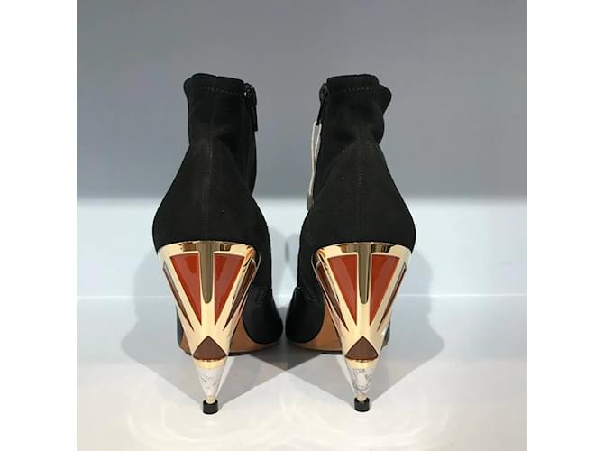 Botines GIVENCHY T.EU 38 Cuero Negro - vista 3