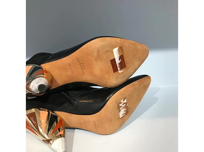 Botines GIVENCHY T.EU 38 Cuero Negro - vista 5