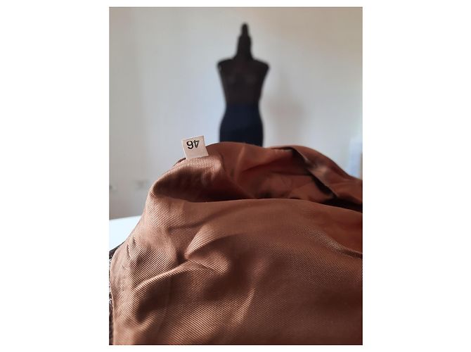 Gianni Versace VERSACE Classic V2 Chiodo-Lederjacke für Damen Braun - Ansicht 18