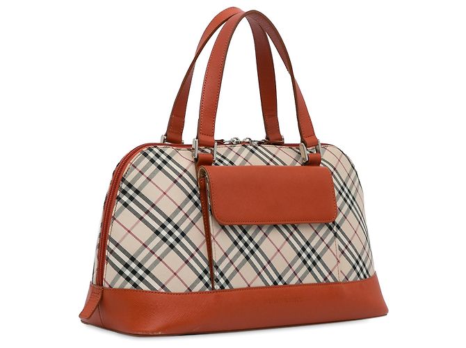 Borsa Burberry Nova Check marrone Beige - vista 2