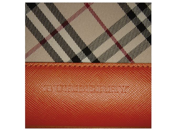 Borsa Burberry Nova Check marrone Beige - vista 8