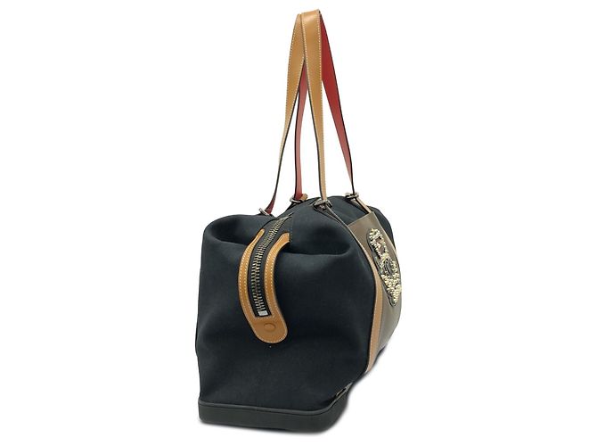 Borsa da viaggio Bagdamon nera di Christian Louboutin Nero - vista 2