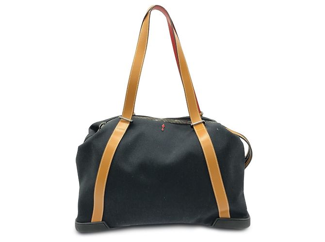 Borsa da viaggio Bagdamon nera di Christian Louboutin Nero - vista 3