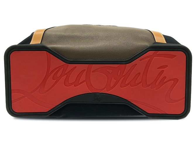 Borsa da viaggio Bagdamon nera di Christian Louboutin Nero - vista 4
