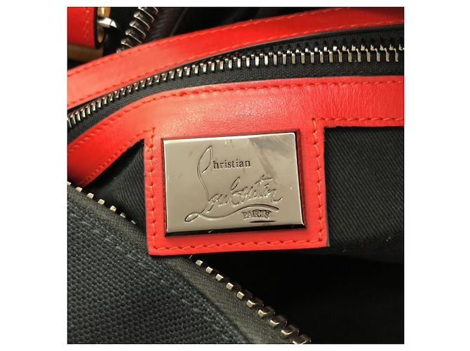 Borsa da viaggio Bagdamon nera di Christian Louboutin Nero - vista 6