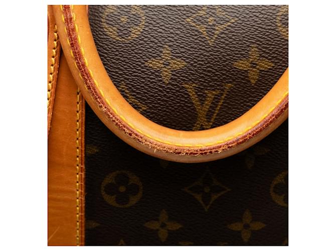 Louis Vuitton Brown Monogram Keepall 55 Marrone - vista 10