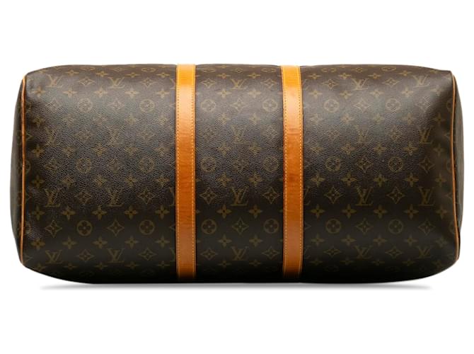Louis Vuitton Brown Monogram Keepall 55 Marrone - vista 4