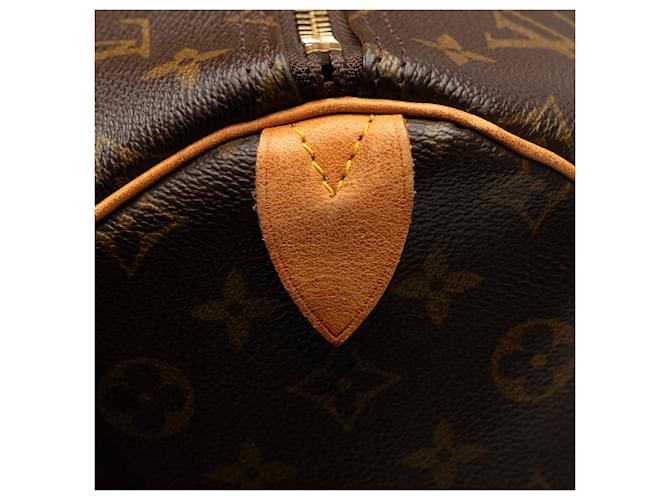 Louis Vuitton Brown Monogram Keepall 55 Marrone - vista 6