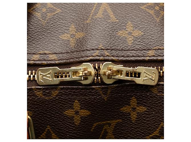 Louis Vuitton Brown Monogram Keepall 55 Marrone - vista 8