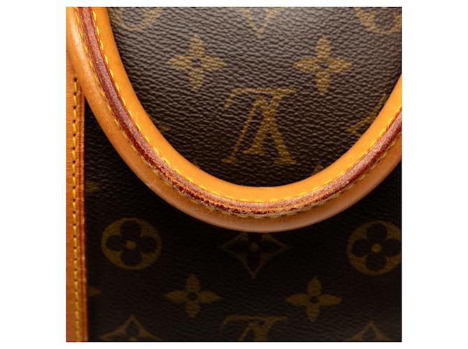 Louis Vuitton Brown Monogram Keepall 55 Marrone - vista 9